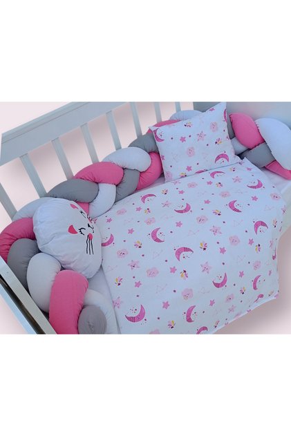 طقم نوم للأطفال مضفر مقاس 60×120