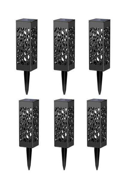 6-Piece Solar Garden Pathway Light Set 738grams