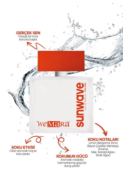 SUN WAVE ERKEK PARFUM EDP 50 ML