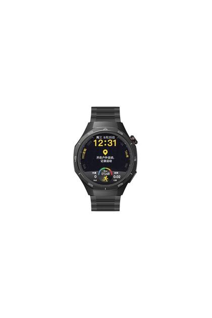 Sunix Amoled Ekran 48mm Metal Ve Silikon Kordonlu Akıllı Saat