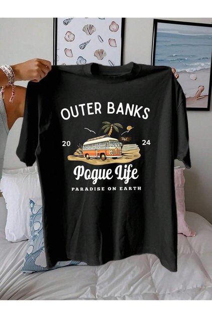 Unisex Printed Crew Neck T-Shirt