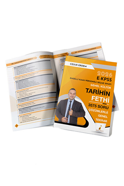 Pelikan Kitabevi 2026 EKPSS Genel Kültür Tarihin Fethi 3575 Soru