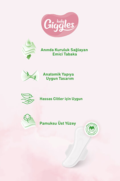 giggles Lady Soft Hijyenik Ped Normal Avantaj Paketi 48 Adet
