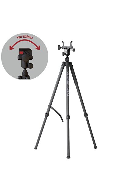 DeathGrip Sherpa Karbon Fiber Atış Tripodu 26cm - 141cm 1168229