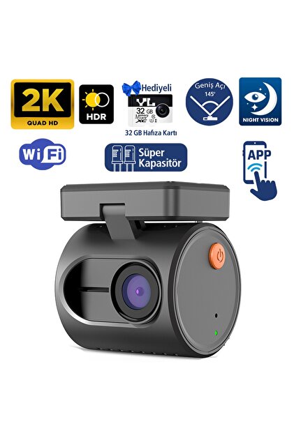 Kawa Mini 3 Gen2 2k 1296p Wifi 145° Geniş Açı Gece Görüşlü 32gb