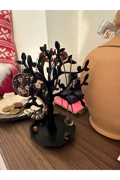 Tree Design Jewelry Stand Ring Earring Necklace Hanger Jewellery Organizer Hanger