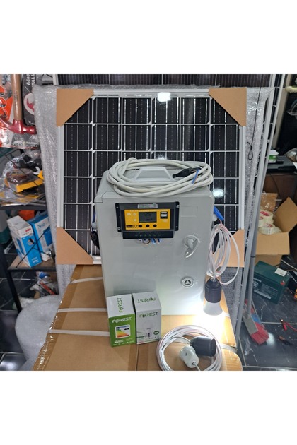 Dürüst- Taşınabilir Güneş Enerjili Güç Kaynağı Aydinlatma Telefon Sarj Paketi 300 Watt