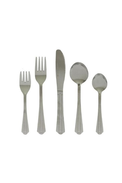 20-Piece Montiero Dishwasher Safe Stainless Steel Flatware Set