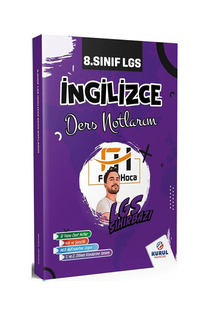 Kurul Yayıncılık KURUL - LGS SİHİRBAZI 8.SINIF İNGİLİZCE DERS