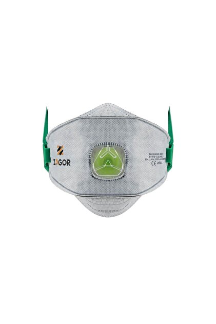 Zagor 7007 Ventilli Aktif Karbonlu FFP2 Konik Solunum Maskesi