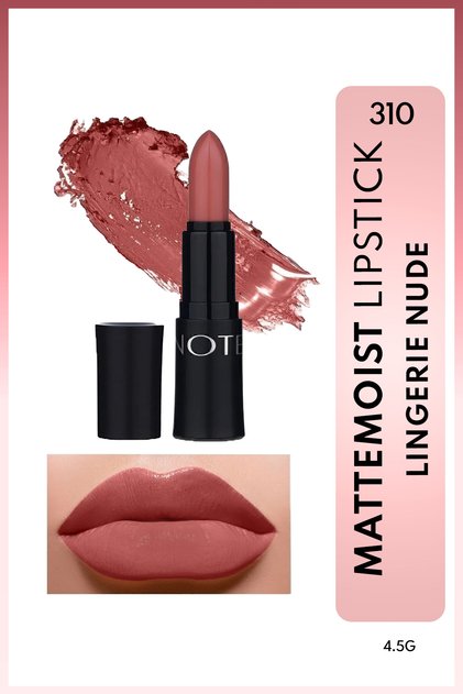Mattemoist Lipstick Mat Bitişli Ruj 310 Lingerie Nude - Açık Nude