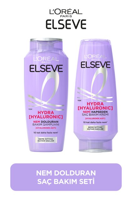 Hydra [hyaluronic] Neme Ihtiyaç Duyan Saçlar Için Bakım Seti - Şampuan & Saç Bakım Kremi
