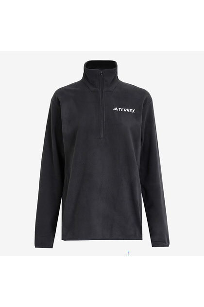 adidas JX5057 MT ESS HZ FL Siyah Erkek Fermuarlı Yaka Normal Kalıp