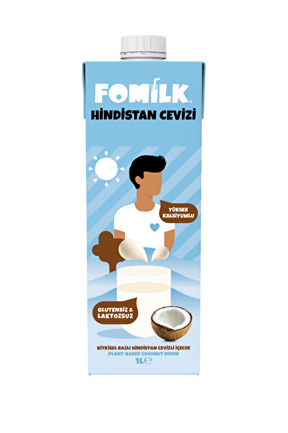 Fomilk Hindistan Cevizi Sütü 1 L Glutensiz Bitkisel Bazlı