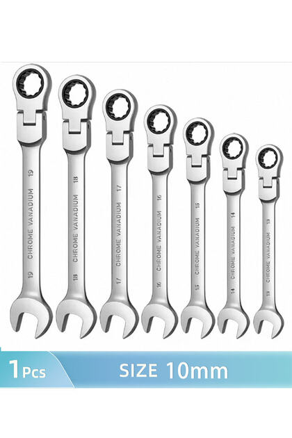10mm Adjustable Ratchet Wrench 6mm-24mm Repair Quick Wrench Bike Cars Mechanical Workshopl Hand Tool