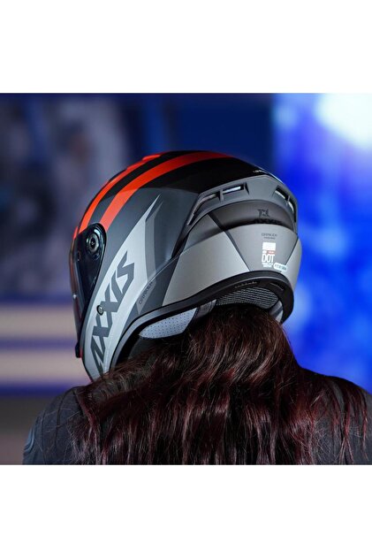 Axxis Draken S Kask - Premier B5 Mat Kırmızı-Gri - Fiyatı, Yorumları