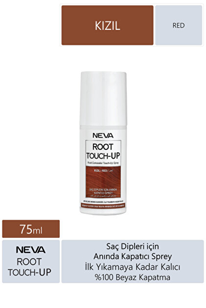 Kızıl Root Touch Up Beyaz Saç Dipleri Için Anında Kapatıcı Sprey 75ml