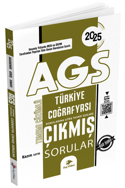 Dizgi Kitap 2025 Meb-ags Türkiye Coğrafyası Çıkmış Sorular