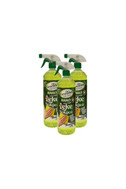 GREENDAS Leke Çözücü 1000ml 3 Adet Ekonomik Paket - Güçlü Leke