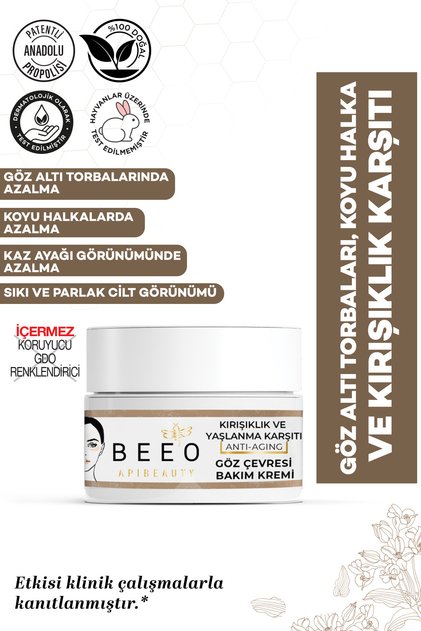 Propolis and Royal Jelly Anti-Aging and Anti-Wrinkle Eye Care Cream