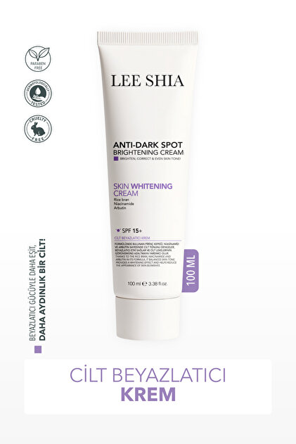 Lee Shia Cilt Beyazlatıcı Leke Kremi 100 ml (RICE BRAN
