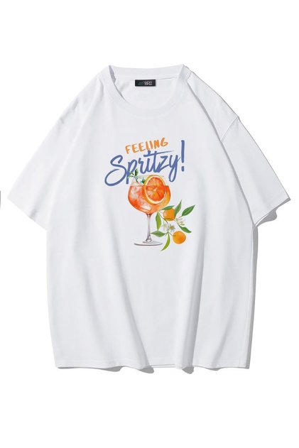 Unisex Oversize the Aperol Spritz T-Shirt White