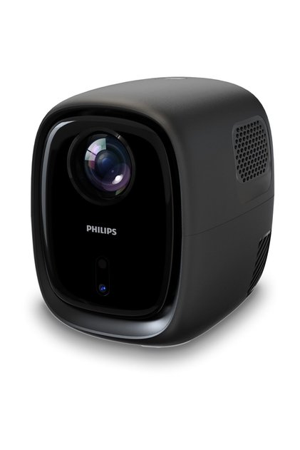 Philips NeoPix 130 Smart Video Projector 120 Lumens, True HD 1280 x 720, HDMI, Wi-Fi, Черен