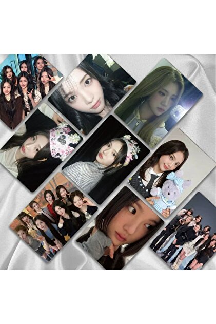 Kpop Dünyasi HEARTS2HEARTS Çift Yön Baskılı Hologramlı/Lomo Card