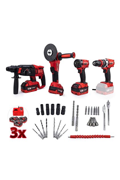 Dawreek DÖRTLÜ SET MW350R (13mm Ç.Mandren+S.Sıkma+Ş.Spral+Ş.Hilti