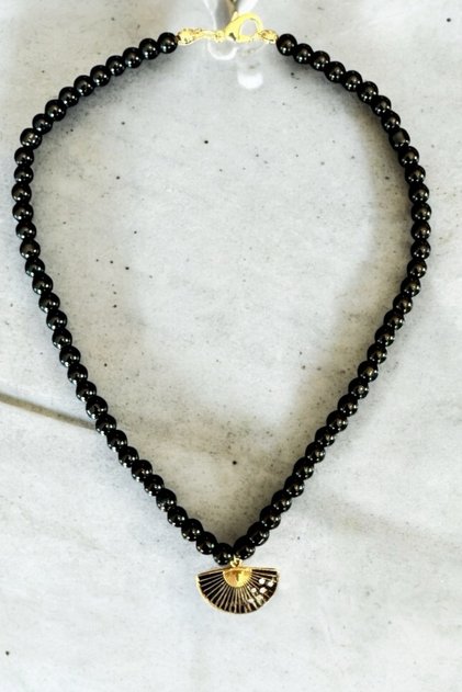 Onix Natural Stone Women's Necklace