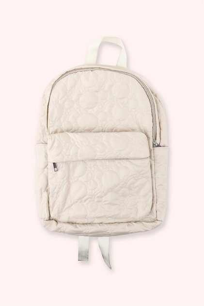 Unisex Beige Backpack