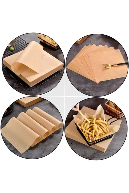 Multipurpose 50 Sheets Food Paper for Party Non-Stick Paper for French Fries Bread