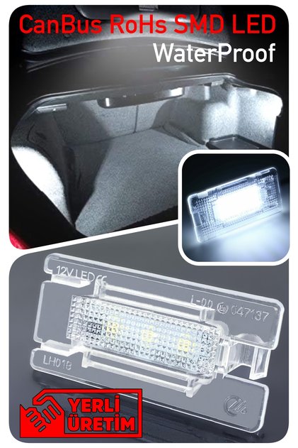 Bmw 3 Serisi E93 E90 E91 E92 F30 F80 2004-2018 Canbus Led Bagaj Aydınlatma Ledi Lambası