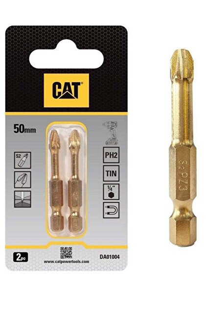 بت مفك براغي ملتوي بطرف ماسي PH2 CAT DA01004 مقاس 50 مم