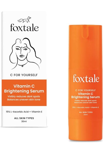15% Vitamin C Face Serum for Glowing Skin | Purest Vitamin C (L-Ascorbic Acid) with Vitamin