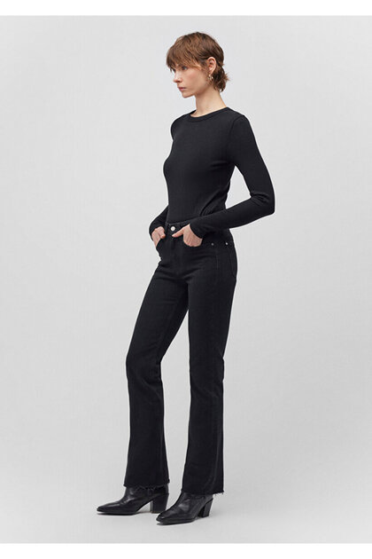 Maria Gold Premium Gray Jean Pants