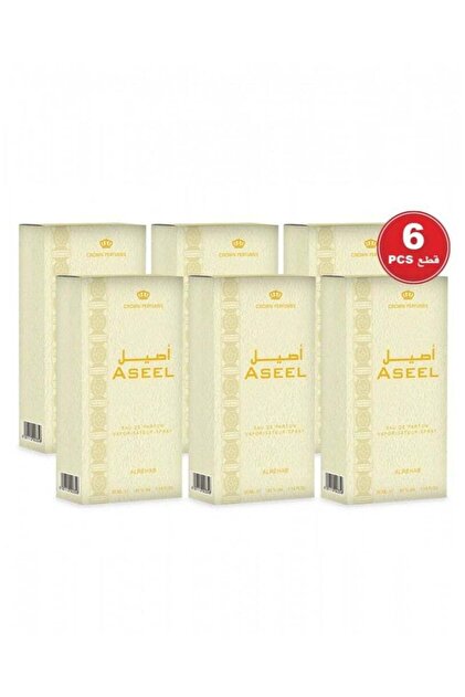 Al Rehab Perfumes Aseel 35 مل - 6 قطع Eau de Parfum - للجنسين
