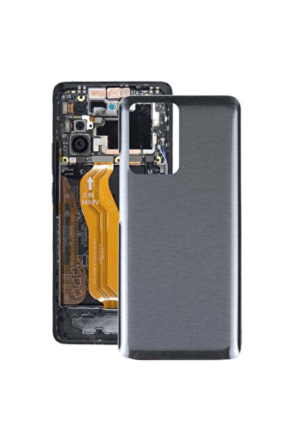 indirimplus Xiaomi 11T/11T Pro Arka Kapak Cam Pil Kapağı (Gri