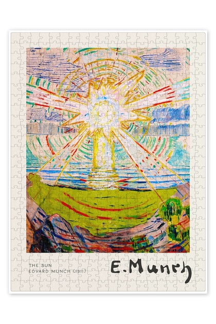 Güneş 500 Parça Puzzle Yapboz Bohem Soyut Sanat Temalı