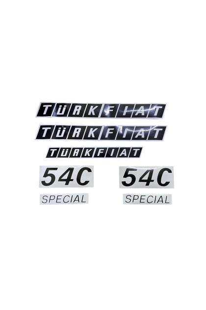 Türk Fiat 54C SPECIAL Yan Yazı Takımı