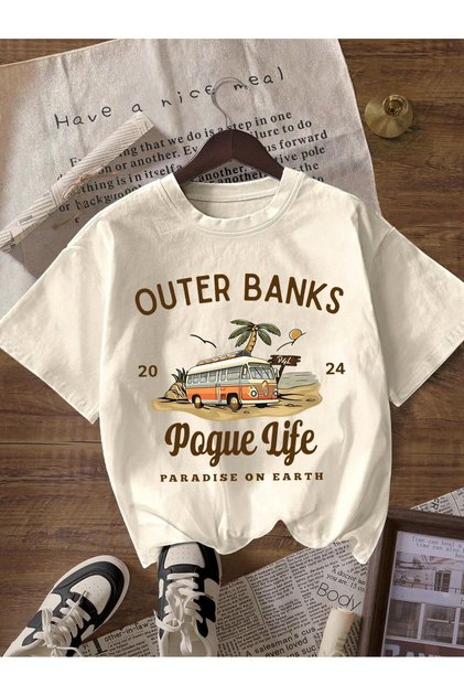 Unisex Printed Crew Neck T-Shirt