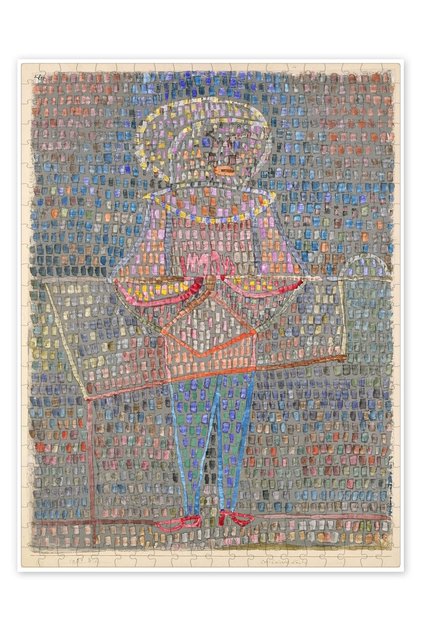 Kostümlü Çocuk 500 Parça Puzzle Yapboz Bohem Soyut Sanat Temalı