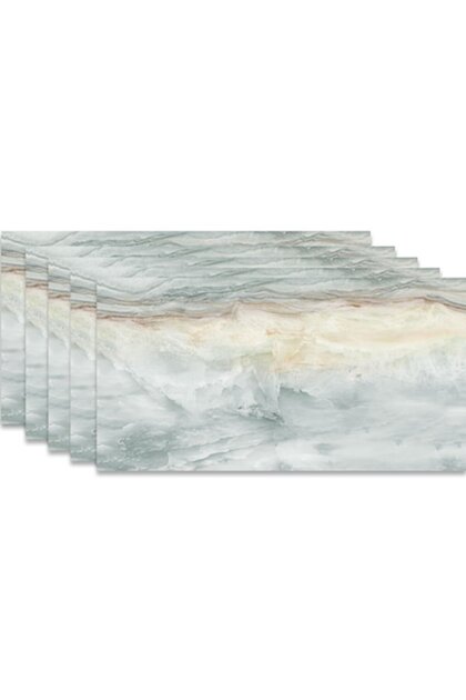 Комплект от 50 x самозалепващи се мраморни плочки HOZRO, премиум модел, за стени