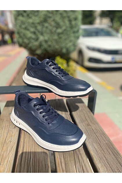 【未使用】　BIRDOG ネイビー　L Libero 1001 25ya Erkek Günlük Comfort Casual Ayakkabı Lacivert