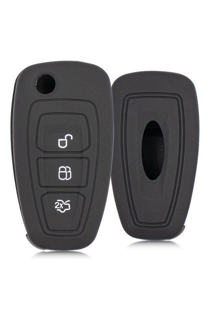 Focus Mondeo 3 Button Switch Silicone Key Case - Black