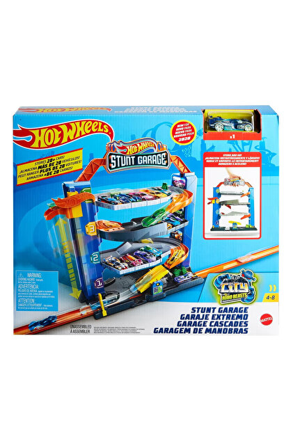 Garaj de cascadorii urban Mattel City VS Robo Beasts (GNL70)
