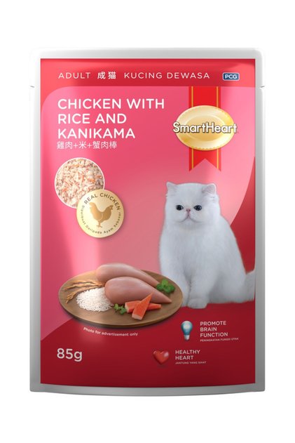 Pouch Adult Cat Wet Food Chicken with Rice & Kanikama 85 g