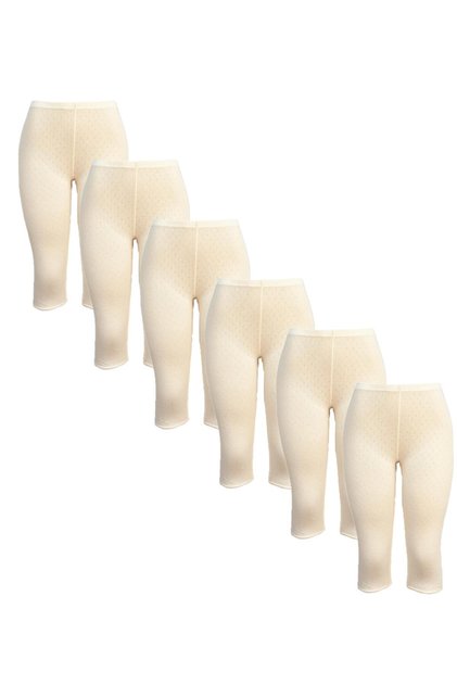 100% Cotton Perforated Bermuda Shorts - Women's 6-Pack