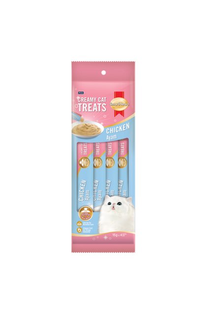 Creamy Cat Treats Chicken Flavor 15 g x 4 Packs