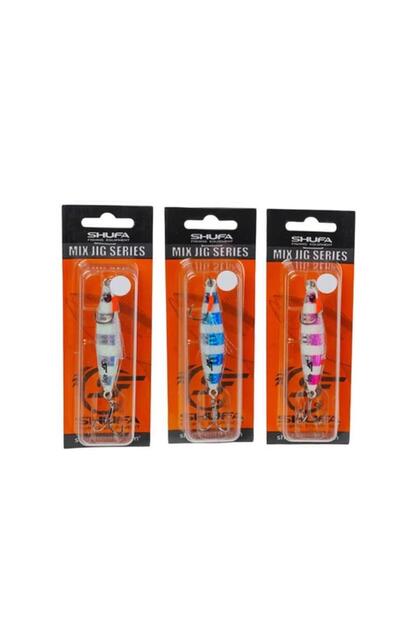 SHUFA 3 Adet 40gr Turkish Zebra Mix Psycho Sprat Jig - Fiyatı